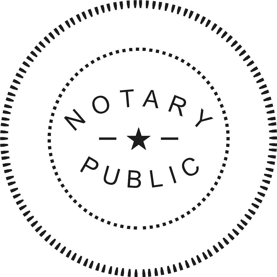 Your Mobile Notary Shaped White badge - $15.15 | NiceBadge™